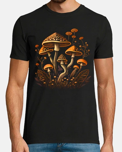 T-shirt mushroom fantasy mycology nature field