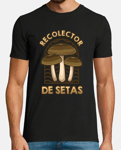 T-shirt mushroom picker boletus fungi mycologist ballotaire