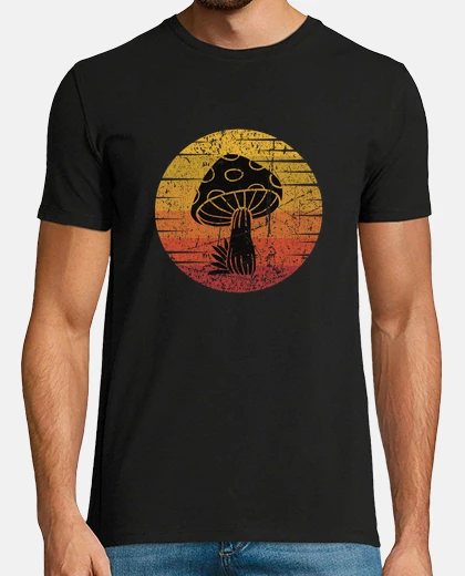 T-shirt Mushroom Picking Retro