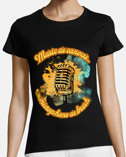 Playera Music as canvas