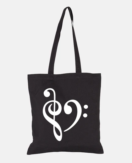 Bag music clef bass