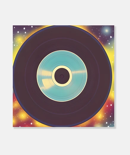 Wall music dj vinyl