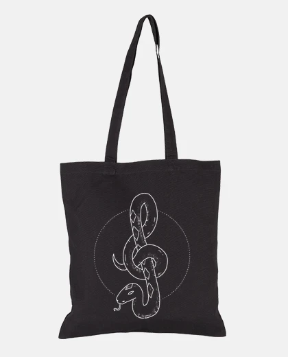 Bag music treble clef snake grunge pop bag musician sheet music tote