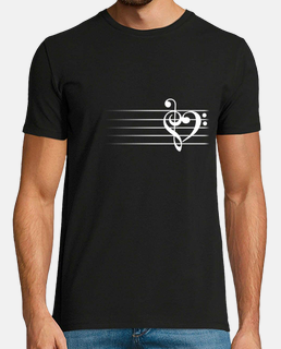 Music Heart - Man T-Shirt