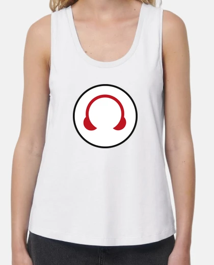 T-shirt musica. cuffie