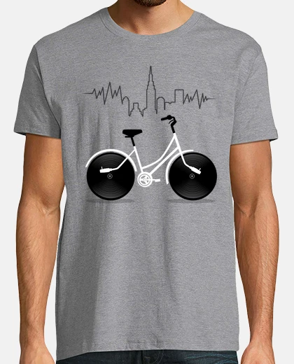 T-shirt musica da bicicletta