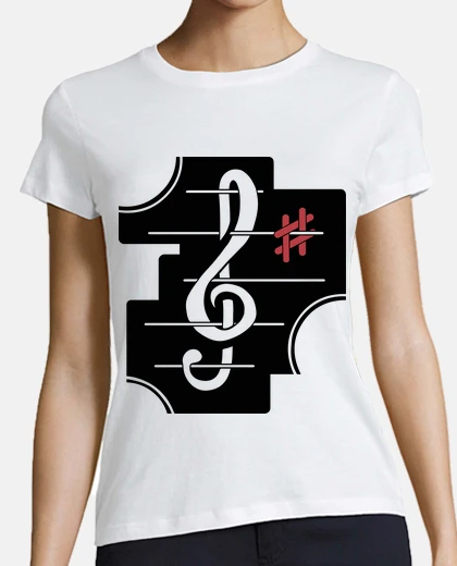 T-shirt musica sostenuta