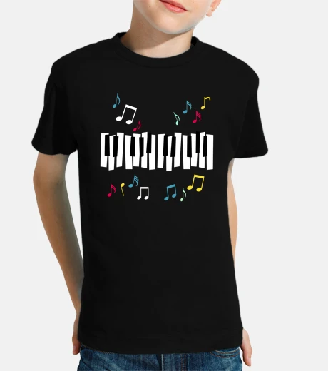 Abbigliamento musica sui tasti del pianoforte
