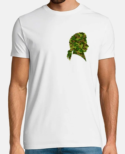 Tee-shirt musicien célèbre , camouflage ,composition chef d orchestre , philarmonique ,tutti , logo niveau poc