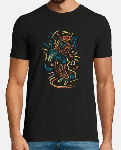 T-shirt Musicista di sassofono