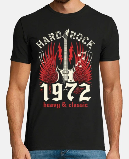 T-shirt musicista hard rock 50 anni compleanno
