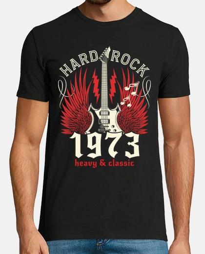 Playera Músico de Hard Rock 50 Años Cumpleaños