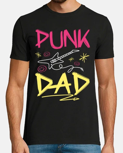 Tee-shirt Musique Alternative Papa Punk Rock