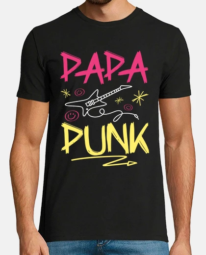 Tee-shirt Musique Alternative Papa Punk Rock
