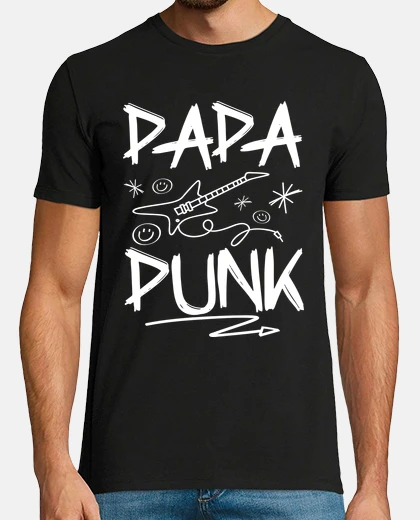 Tee-shirt Musique Alternative Papa Punk Rock