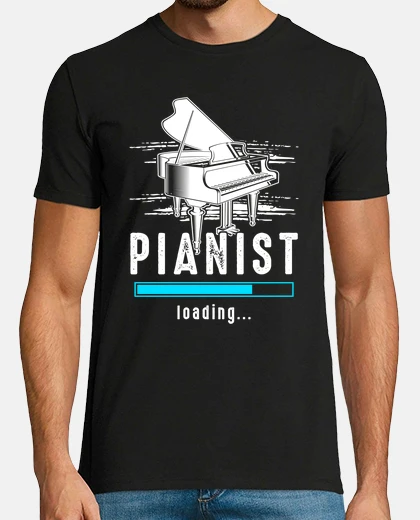 Tee-shirt musique de piano