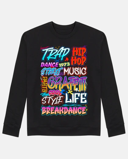 Sweat musique hip hop 50e anniversaire rap cadeau fête des pères