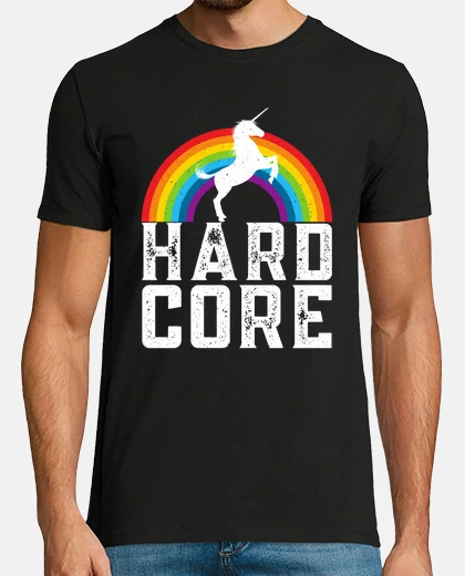 Tee-shirt musique techno hardcore licorne