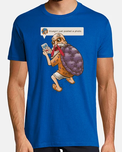 Tee-shirt Mutenroshi découvre instagram!