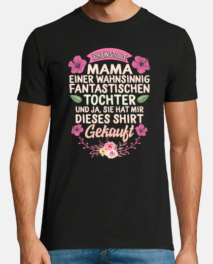 T-shirt muttertag tshirt ich bin stolze mama einer wahnsinnig fantastisch en tochter geschenk fr frauen mtte