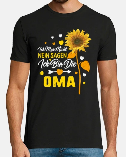 T-shirt muttertag tshirt ich muss nicht nein sagen ech bin die oma tailliertes geschenk fr damen und frauen 
