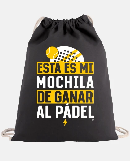 Bag my backpack to win at padel