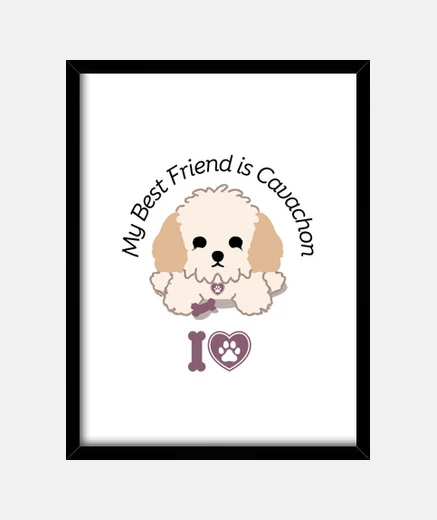 Framed My Best Friend is Cavachon