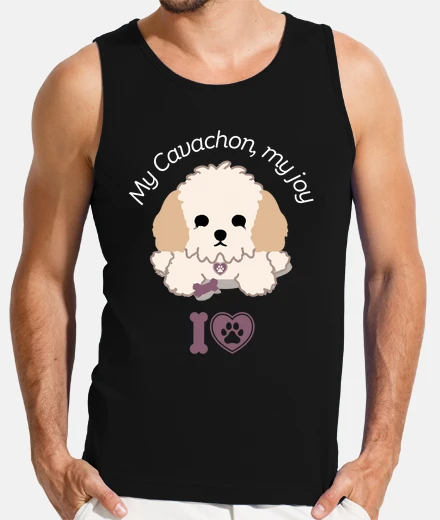 T-shirt My cavachon my joy
