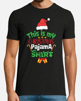 My christmas pajamas humor gift t shirt tostadora