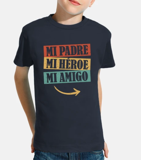 Kids my father, my hero, my friend. father and son t-shirt