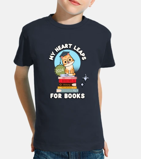 Kids My Heart Leaps for Books- Library  Book