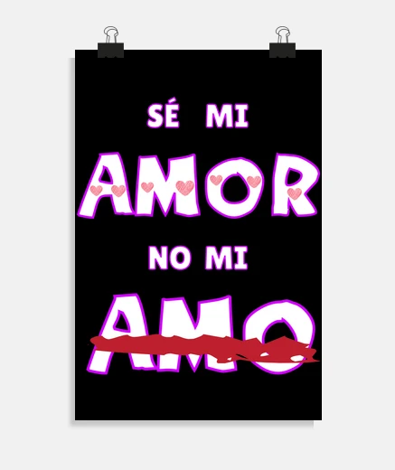 Poster my love not my love