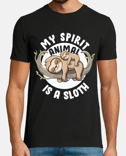 T-shirt My spirit Animal Is a Sloth Cute Animal
