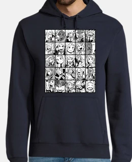 My hero academia uraraka Hombre, jersey con capucha, azul marino