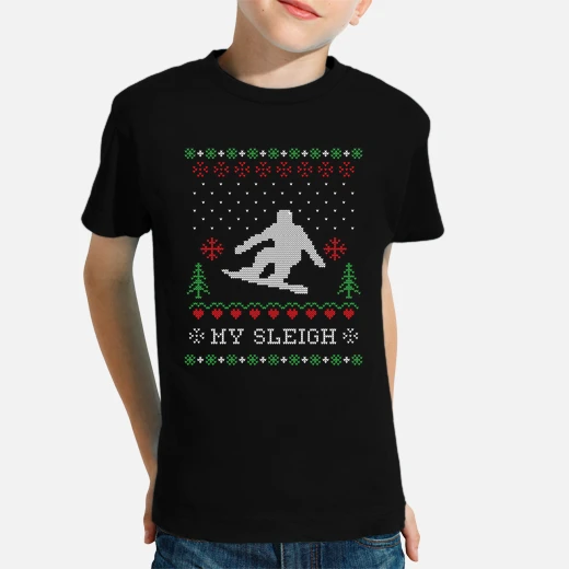 my sleigh ugly christmas sweater