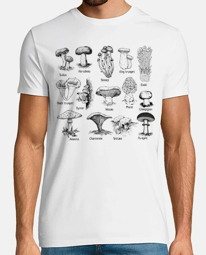 Tee-shirt Mycologie Cueilleur de Champignons