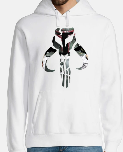 Sudadera Mythosaurio Calavera Mandalorian Boba F