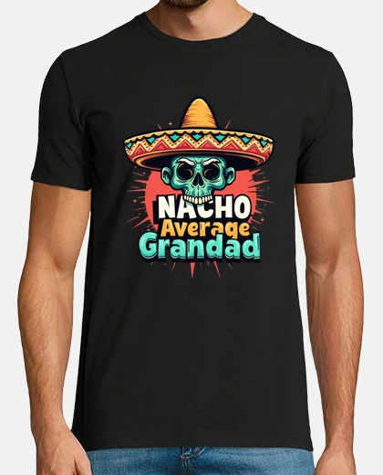 T-shirt nacho nonno medio