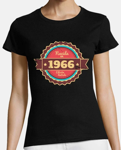 Playera Nacida en 1966, Edición Limitada, 59 años