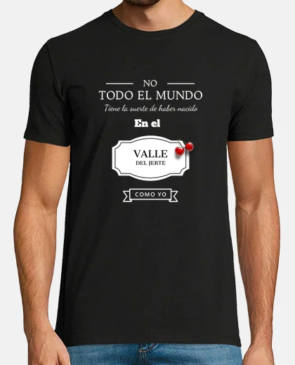 Camiseta Nacido en el Valle del Jerte - Cerezo en flor