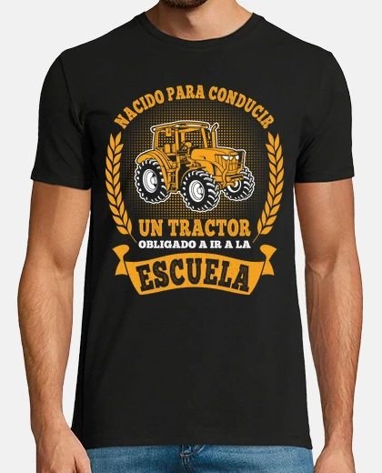 T-shirt Nacido para conducir Tractor Granjero