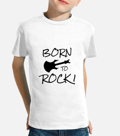 Playera niños nacido para el rock! laTostadora México
