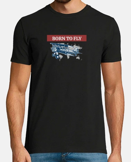 Camiseta nacido para volar