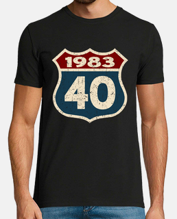 Camiseta nacido en 1983 - 40 años