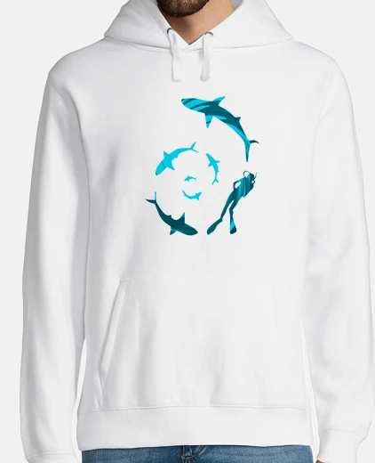 Sudadera Nadar con tiburones
