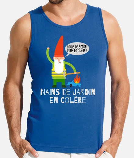 Tee-shirt nains de jardin en colère