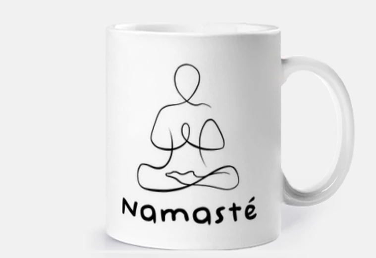 Tazza namaste - design yoga linea zen