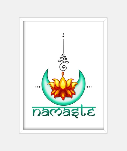 Cuadro Namaste asana