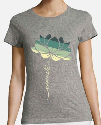 Playera namaste lotus flower