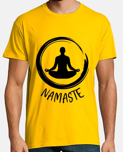 T-shirt namaste: yoga